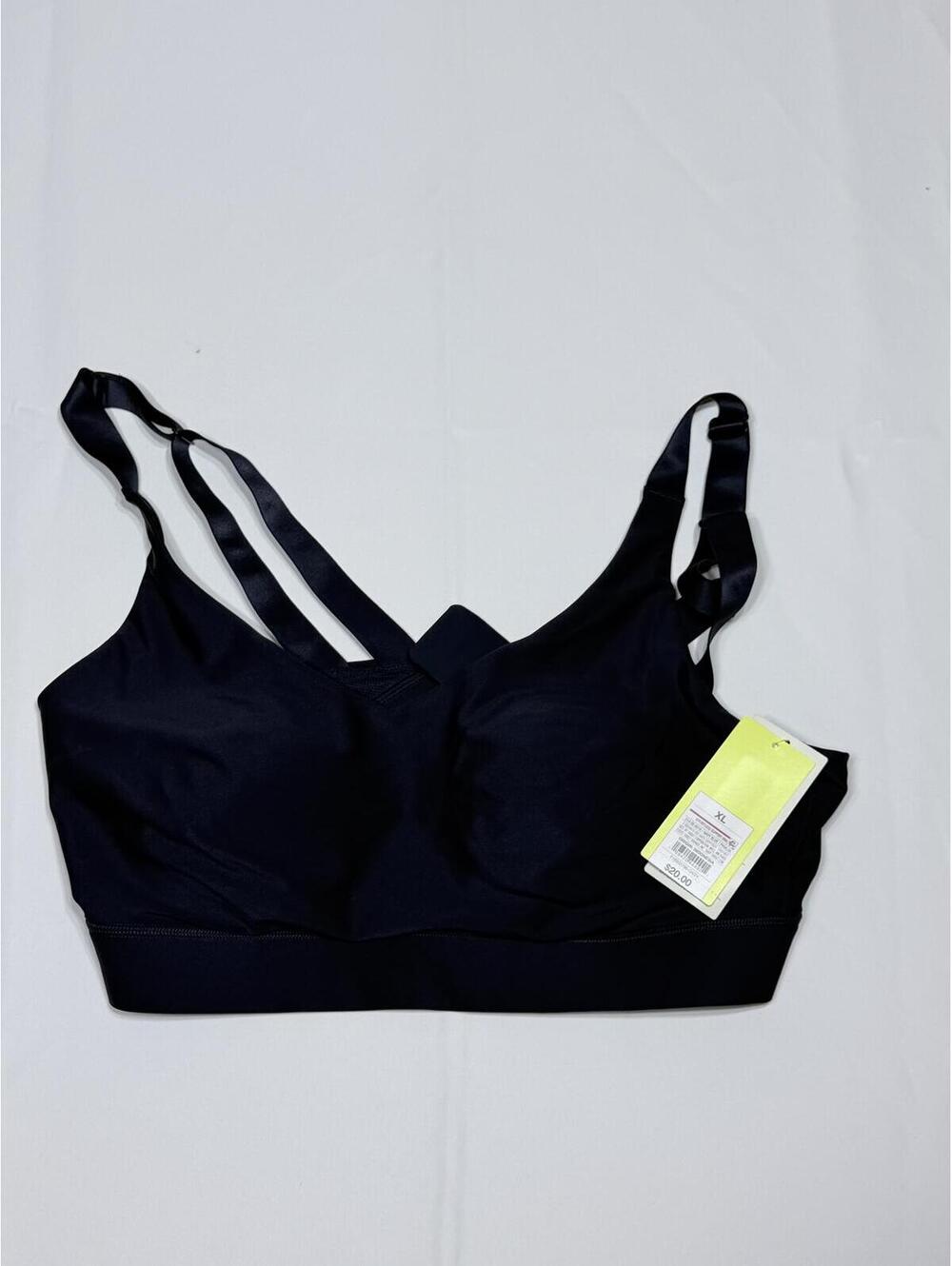 All in Motion Black Strap Sports Bra with Adjustable Straps
